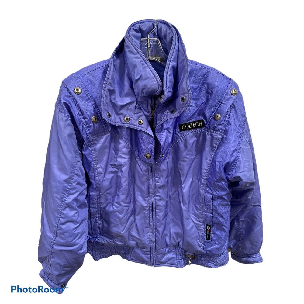 VTG COLTECH PURPLE SKI‎ JACKET COAT 8 WOMENS